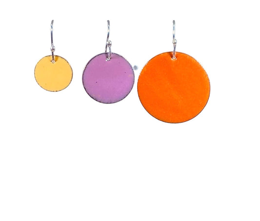Expressions Large Disk Earrings